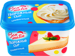 Сыр творожный БОН МАТИН Сливочный, без змж, 380г, фото