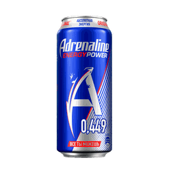 Напиток энергетический ADRENALINE Game fuel газированный, 0.449л, фотография