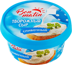Сыр творожный БОН МАТИН Сливочный, без змж, 130г, фотография