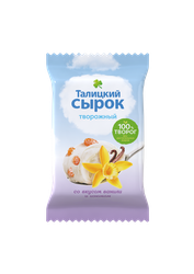 Сырок творожный ТАЛИЦКИЙ с сахаром, ванилином и изюмом 8%, без змж, 100г, фото