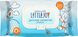 Салфетки влажные детские LITTLE JOY, 120шт, картинка