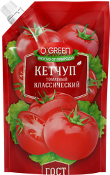 Кетчуп O`GREEN Томатный, 320г, крупный план