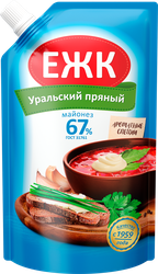 Майонез ЕЖК Провансаль Уральский пряный 67%, 350мл, фотография