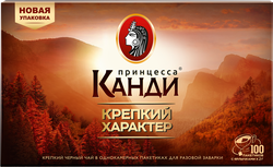 Чай черный ПРИНЦЕССА КАНДИ Крепкий характер, 100пак, фотография
