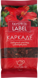 Напиток чайный ФЭЙВОРИТ ЛЭЙБЛ Цветочный каркаде, 70г, фото