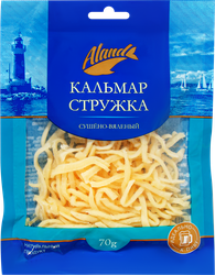 Кальмар АЛАНД сушено-вяленый, стружка, 70г, фото