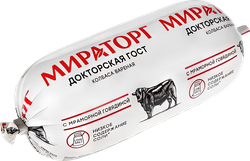 Колбаса вареная МИРАТОРГ Докторская, 400г, детальное фото