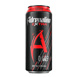 Напиток энергетический ADRENALINE Rush Extra тонизирующий, 0.449л, картинка