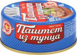 Паштет ВКУСНЫЕ КОНСЕРВЫ из тунца, 100г, картинка