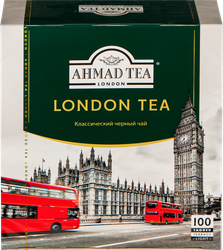 Чай черный АХМАД ТИ London Tea Классический, 100пак, детальное фото