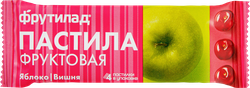 Пастила ФРУКТОВАЯ ЭНЕРГИЯ Яблочная с вишней, 30г, фотография