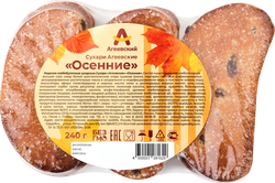 Сухари АГЕЕВСКИЙ Осенние, 240г, детальное фото