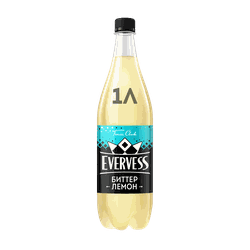 Напиток EVERVESS Тоник Bitter lemon сильногазированный, 1л, фотография