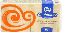 Вафли Ретро-Сладонеж со вкусом пломбира, 500г, крупный план
