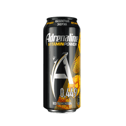 Напиток энергетический ADRENALINE Game Fuel манго газированный, 0.449л, изображение