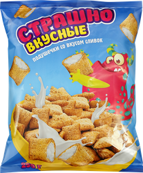 Сухой завтрак СТРАШНО ВКУСНЫЕ Подушечки со вкусом сливок, 250г, фото