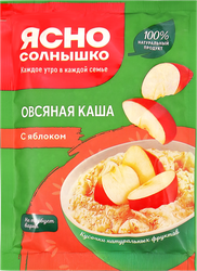 Каша овсяная ЯСНО СОЛНЫШКО с яблоком, 45г, изображение