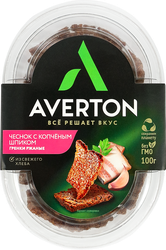 Гренки ржано-пшеничные со вкусом чеснока с копченым шпиком, 100г, вид
