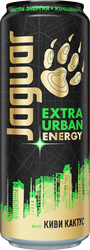 Напиток энергетический JAGUAR EXTRA URBAN ENERGY Киви, кактус, 0,44л, вид
