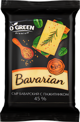 Сыр O`GREEN PREMIUM Баварский с пажитником 45%, без змж, 200г, фото