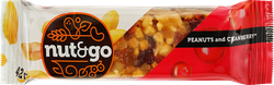 Батончик NUT&GO Арахис и клюква, 42г, изображение