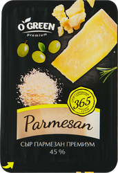 Сыр O`GREEN PREMIUM Пармезан 45%, без змж, 150г, фотография