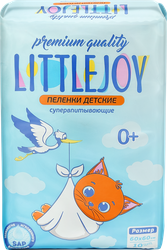 Пеленки одноразовые детские LITTLE JOY впитывающие 60x60, 10шт, вид