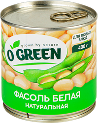 Фасоль белая O`GREEN, 400г, изображение