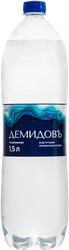 Вода питьевая минеральная ДЕМИДОВЪ газированная, 1.5л, фотография
