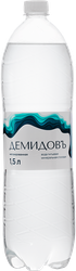Вода питьевая минеральная ДЕМИДОВЪ негазированная, 1.5л, фото