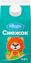 Снежок МОЛОЧНАЯ БЛАГОДАТЬ 2,5%, без змж, 500г, фото