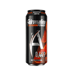 Напиток энергетический ADRENALINE Juicy Апельсиновая энергия газированный, 0.449л, картинка