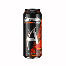 Напиток энергетический ADRENALINE Juicy Апельсиновая энергия газированный, 0.449л, фото