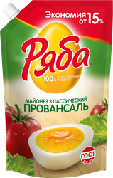 Майонез РЯБА Провансаль Классический 50,5%,&nbsp;630г, фотография