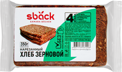 Хлеб САМАРСКИЙ ПЕКАРЬ Четыре злака, в нарезке, 350г, изображение