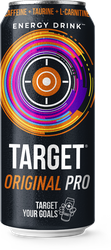 Напиток энергетический TARGET Оригинальный тонизирующий пастеризованный газированный, 0.45л, фотография