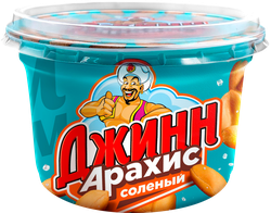 Арахис ДЖИНН жареный соленый, 130г, детальное фото