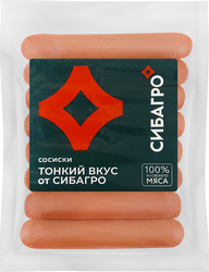 Сосиски СИБАГРО Тонкий вкус, 300г, изображение
