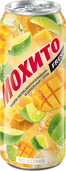 Напиток ОЧАКОВО Коктейль Мохито Манго газированный, 0.45л, изображение