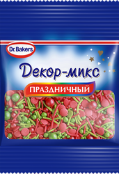 Посыпка кондитерская DR.BAKERS Декор-микс Праздничный, 10г, изображение