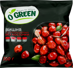 Вишня быстрозамороженная O`GREEN без косточки, 300г, изображение