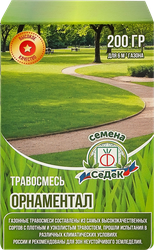 Травосмесь для газона Орнаментал, 200г, картинка