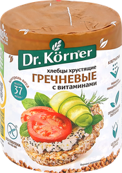 Хлебцы гречневые DR KORNER с витаминами, 100г, фото