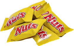 Конфета NUTS, весовая, крупный план