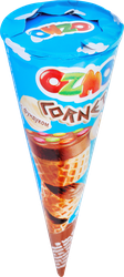 Вафли SOLEN Ozmo cornet с начинкой из фундука и конфетами, 25г, картинка