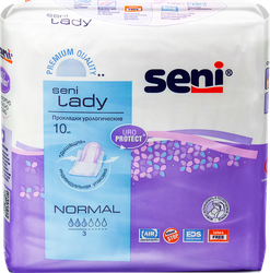 Прокладки урологические SENI Lady Normal, 10шт, вид