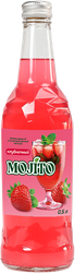 Напиток MOJITO Клубничный сильногазированный безалкогольный, 0.5л, фото