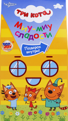 Шарики хрустящие SWEET BOX Три кота, с игрушкой, 15г, картинка