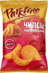Чипсы картофельные ПАРКЛАЙН Краб, 140г, крупный план