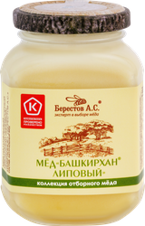 Мед липовый БЕРЕСТОВ А.С. Башкирхан Избранное, 200г, картинка